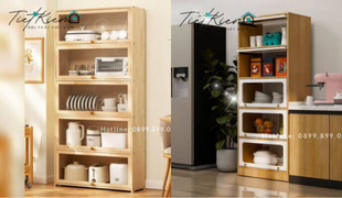 các căn bếp gỗ đẹp mang phong cách hiện đại