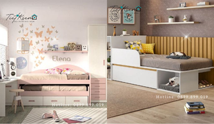 điểm danh các mẫu giường ngủ đẹp có ngăn kéo tiện lợi