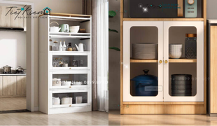 cập nhật xu hướng kệ bếp hiện đại trong năm