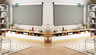 xu hướng kệ tivi gỗ kiểu hiện đại được ưa chuộng nhất