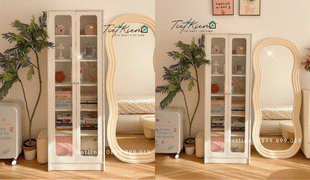 mẫu tủ kính trưng bày đẳng cấp, hoàn thiện không gian nhà bạn