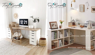 bàn làm việc 2 người giá rẻ: có nên mua và lưu ý quan trọng