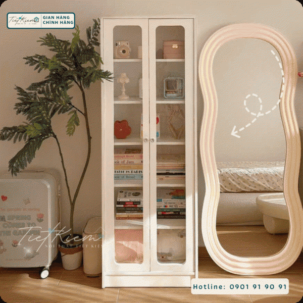 Cách sắp xếp túi xách đẹp mắt với tủ đựng túi gỗ hiện đại 9 tu-dung-tui-go