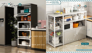 top 5 kệ bếp đẹp dọn nhà năm mới