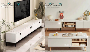 những mẫu tủ kệ tivi phòng khách đang gây sốt trên thị trường
