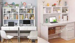 đừng để vuột mất: bàn học có kệ sách đẹp số lượng có hạn!