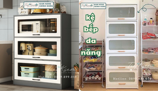 kệ bếp đa năng: chìa khóa mở ra căn bếp gọn đẹp trong tích tắc