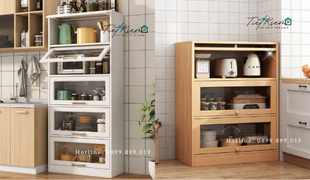 chén đĩa luôn khô ráo, không lo ẩm mốc với kệ chén thông minh