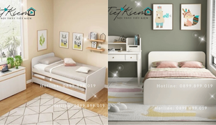 giường ngủ cho bé êm ái – bé ngủ ngon sâu giấc