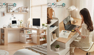 khám phá bàn làm việc dài cho dân văn phòng bận rộn