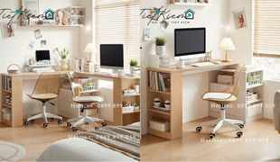 tự tin làm việc với bàn làm việc hiện đại chuẩn phong thủy