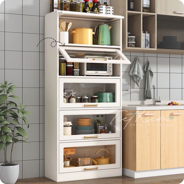 Kệ tủ chén – Thiết kế thông minh, tối ưu không gian và tiện lợi khi sử dụng 3 ke-tu-chen