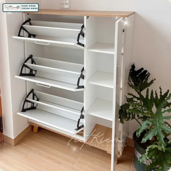 Tủ Giày Đa Năng – Thiết Kế Tiện Lợi, Kết Hợp Ngăn Kéo & Giá Treo 1 tu-giay