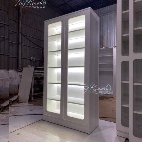 tủ kiếng trưng bày có đèn baby three n70 - bb0016