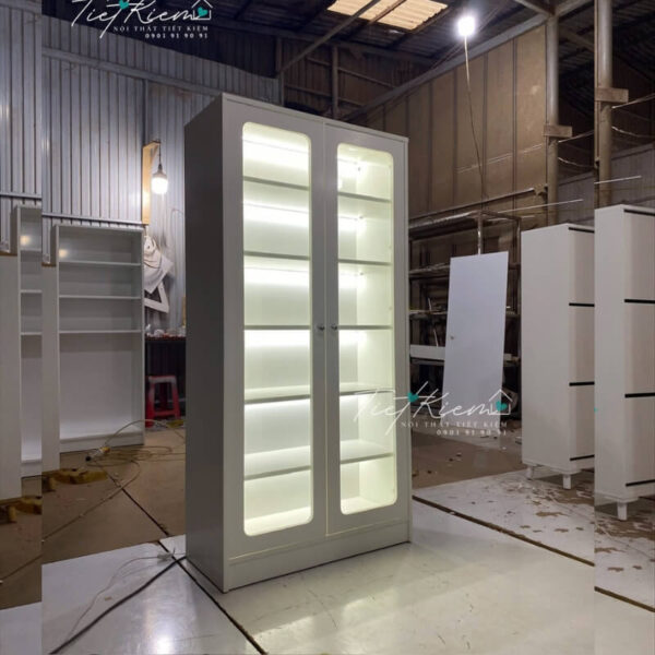 tủ kiếng trưng bày có đèn baby three n70 - bb0016