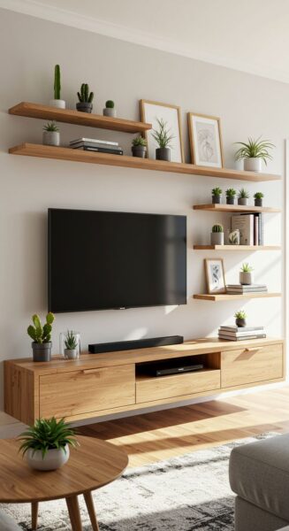 bí quyết chọn kệ tủ tivi đẹp phù hợp căn hộ chung cư nhỏ