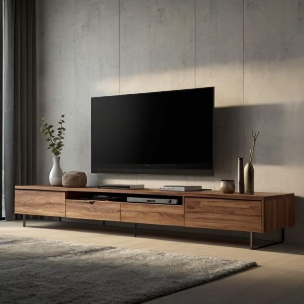 Các mẫu kệ tivi phòng khách nhỏ đẹp tại TP.HCM 2 Cac-mau-ke-tivi-phong