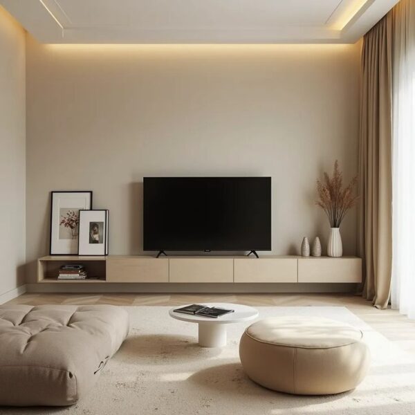 Lưu ý khi chọn kệ tủ tivi cho nhà nhỏ ở TP.HCM 1 Chon-ke-tu-tivi