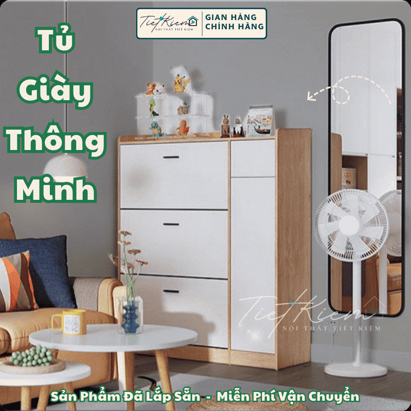 Hướng dẫn chọn kích thước tủ giày thông minh chuẩn theo từng không gian 1 kich-thuoc-tu-giay-thong-minh