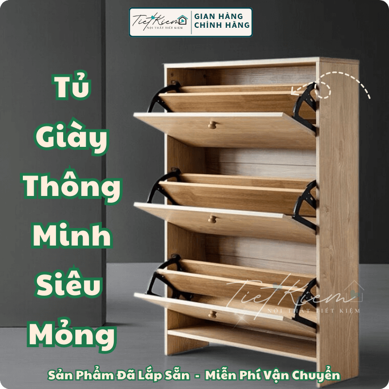Tủ giày thông minh cho nhà nhỏ: Giải pháp tiết kiệm diện tích 1 tu-giay-thong-minh-cho-nha-nho