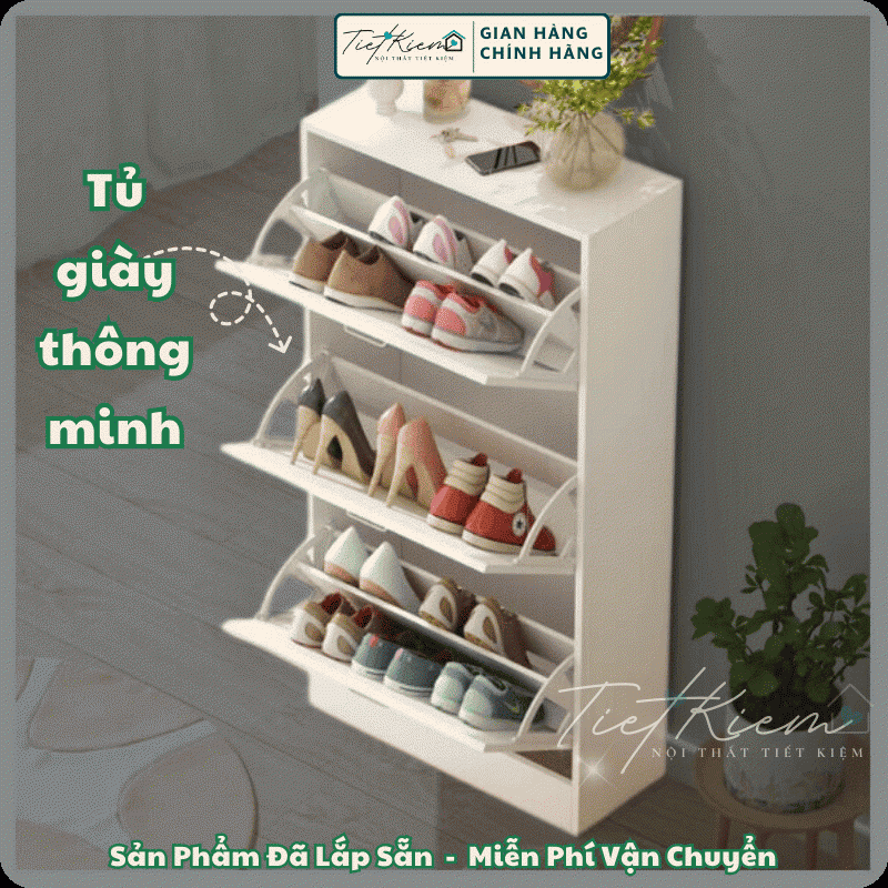 Tủ giày thông minh cho nhà nhỏ: Giải pháp tiết kiệm diện tích 6 tu-giay-thong-minh-cho-nha-nho