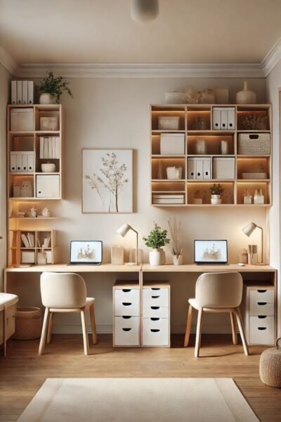 Bàn Học Đôi Cho Hai Trẻ Nhỏ – Tiết Kiệm Không Gian, Tiện Lợi 1 Ban-Hoc-Doi-Cho-Hai-Tre-Nho