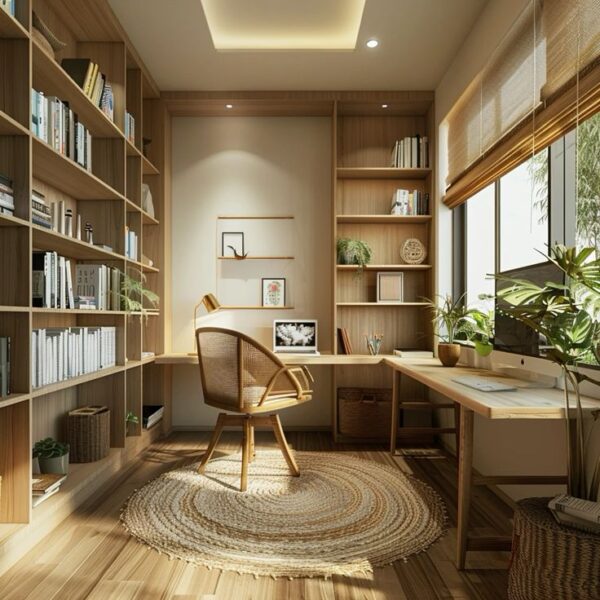 Bàn Học Liền Giá Sách: Giải Pháp Tiết Kiệm Diện Tích Cho Phòng Nhỏ 1 Ban-Hoc-Lien-Gia-Sach