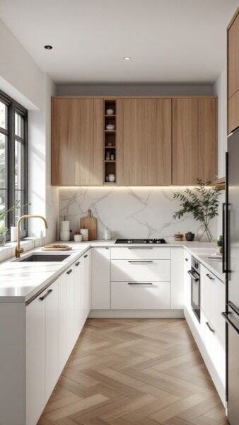 Vì Sao Nên Đóng Tủ Bếp Gỗ MDF Lõi Nhập? Ưu Điểm So Với Các Loại Khác 1 Dong-Tu-Bep-Go-MDF-Loi-Nhap