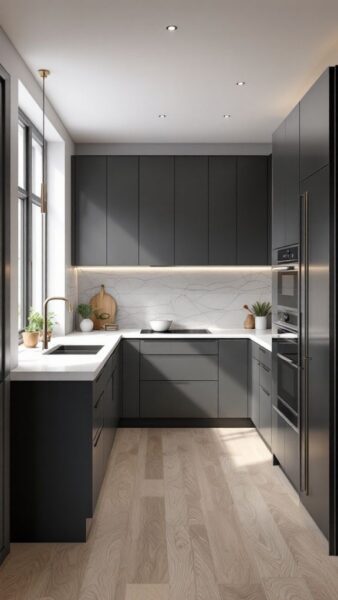 Đóng Tủ Bếp Gỗ Theo Yêu Cầu – Có Đáng Đầu Tư Hơn Tủ Làm Sẵn? 1 Dong-Tu-Bep-Go-Theo-Yeu-Cau