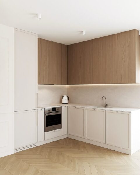 Mẫu Tủ Bếp Nhỏ Đẹp Giá Rẻ – Vừa Với Túi Tiền Mà Vẫn Chuẩn Thẩm Mỹ 1 Mau-Tu-Bep-Nho-Dep-Gia-Re