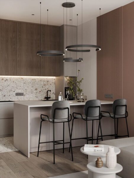 Cách Phối Màu Tủ Bếp Đẹp Chuẩn Thẩm Mỹ – Sang Trọng Mà Không Lòe Loẹt 1 Phoi-Mau-Tu-Bep-Dep