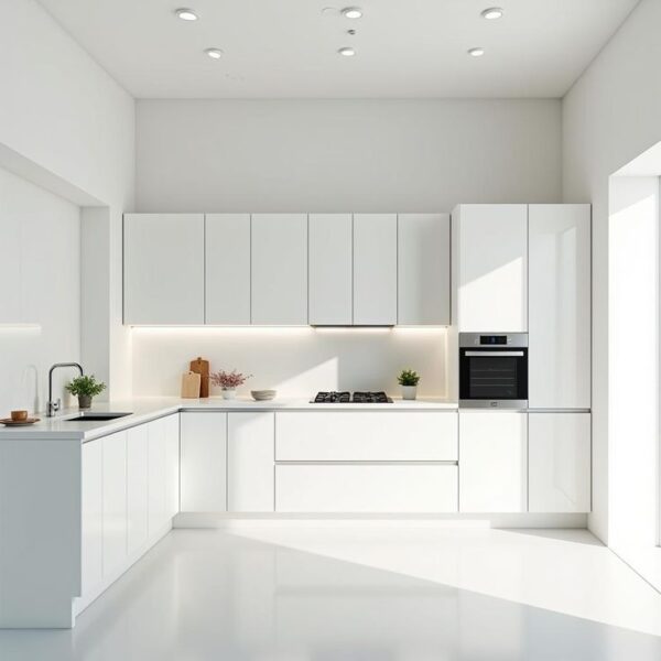 tủ bếp đẹp chữ l – thiết kế kinh điển cho không gian vừa và nhỏ