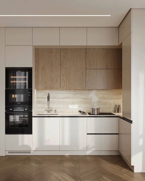 Tủ Bếp Đẹp Phong Cách Tối Giản – Lựa Chọn Của Người Trẻ Hiện Đại 3 Tu-Bep-Dep-Phong-Cach-Toi-Gian