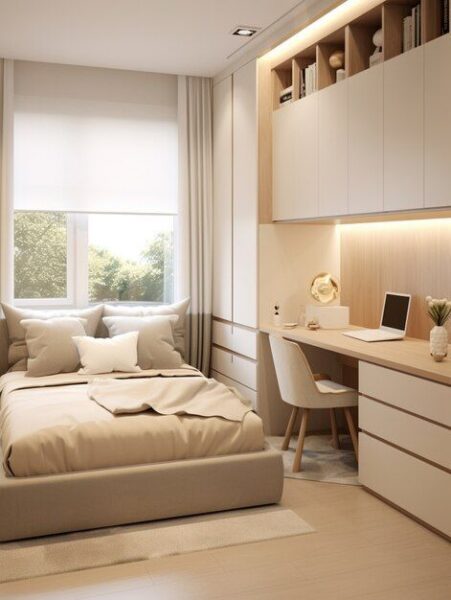 Chọn Màu Nội Thất Cho Phòng Ngủ Nhỏ – Mẹo Tạo Cảm Giác Rộng Hơn 4 Chon-Mau-Noi-That-Cho-Phong-Ngu-Nho