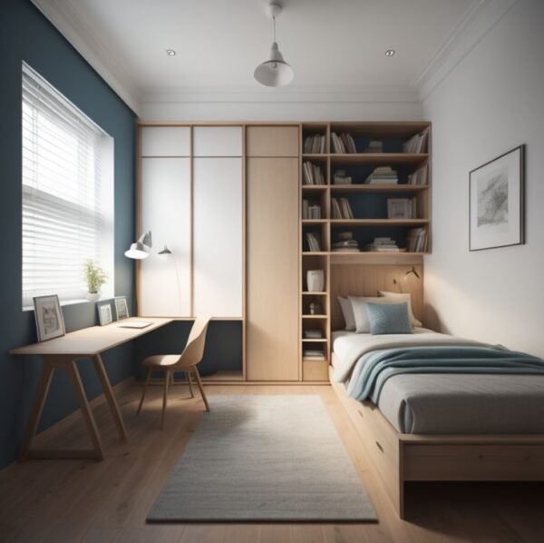 Chọn Màu Nội Thất Cho Phòng Ngủ Nhỏ – Mẹo Tạo Cảm Giác Rộng Hơn 2 Chon-Mau-Noi-That-Cho-Phong-Ngu-Nho