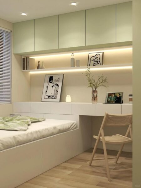 Chọn Màu Nội Thất Cho Phòng Ngủ Nhỏ – Mẹo Tạo Cảm Giác Rộng Hơn 1 Chon-Mau-Noi-That-Cho-Phong-Ngu-Nho