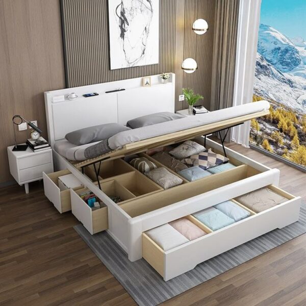 Giường Ngủ Có Ngăn Kéo – Giải Pháp Tăng Không Gian Lưu Trữ Phòng Ngủ 1 Giuong-Ngu-Co-Ngan-Keo