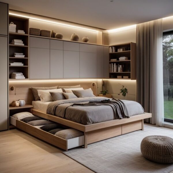 Giuong-Ngu-Co-Ngan-Keo-Phong-Cach-Nhat