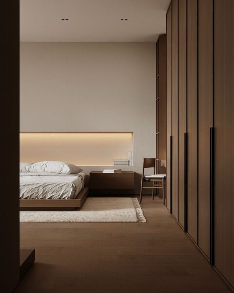 gợi ý mẫu giường ngủ gỗ công nghiệp đẹp, nhẹ nhàng, dễ phối nội thất