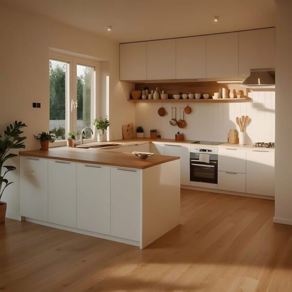 Mẫu Tủ Bếp Chữ U Cho Biệt Thự – Không Gian Rộng Nhưng Vẫn Phải Tinh Tế 2 Mau-Tu-Bep-Chu-U-Cho-Biet-Thu