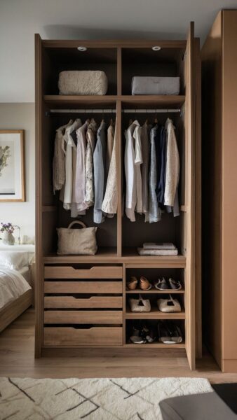 Mẫu Tủ Quần Áo Giá Rẻ Cho Phòng Nhỏ – Thiết Kế Gọn Gàng, Tối Ưu Diện Tích 1 Mau-Tu-Quan-Ao-Gia-Re-Cho-Phong-Nho