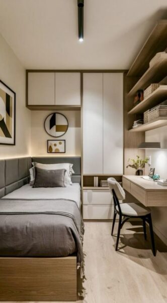 Nội Thất Phòng Ngủ Cho Nhà Nhỏ – Gợi Ý Bố Trí Gọn Đẹp, Tối Ưu Diện Tích 1 Noi-That-Phong-Ngu-Cho-Nha-Nho