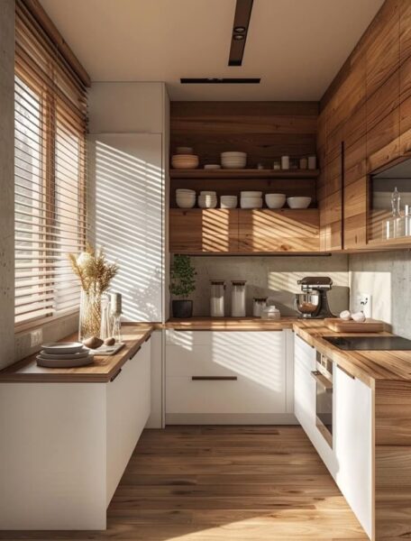 Gợi Ý Các Mẫu Tủ Bếp Chữ L Đẹp – Tối Ưu Cả Thẩm Mỹ Và Công Năng 1 Tu-Bep-Chu-L-Dep