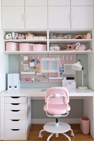 Bàn Học Bé Gái Phong Cách Hàn Quốc – Tối Giản, Thanh Lịch, Dễ Phối 1 Ban-Hoc-Be-Gai-Phong-Cach-Han-Quoc