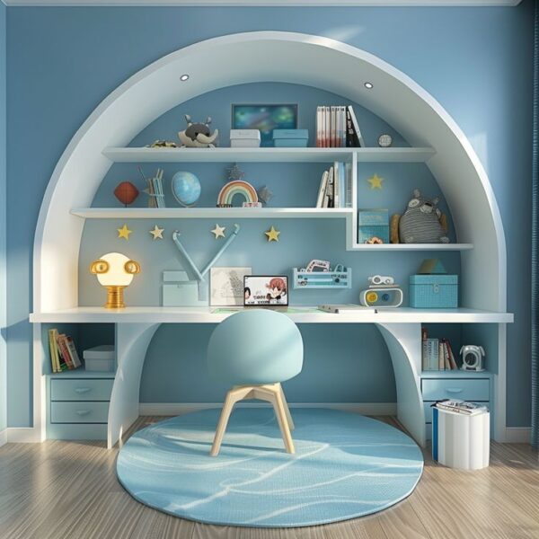 bàn học có đèn led cho bé trai – không chói, không mỏi mắt