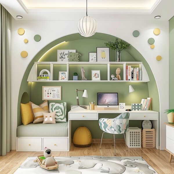 Bàn Học Có Đèn LED Cho Bé Trai – Không Chói, Không Mỏi Mắt 4 Ban-Hoc-Co-Den-LED-Cho-Be-Trai