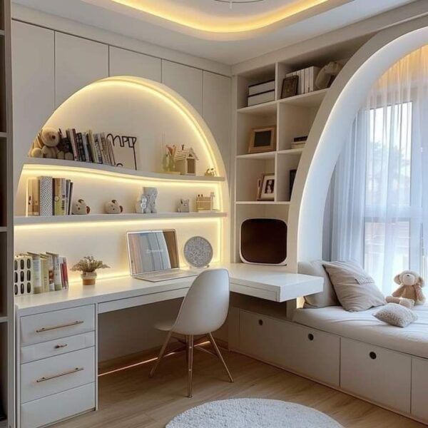 Bàn Học Có Đèn LED Cho Bé Trai – Không Chói, Không Mỏi Mắt 3 Ban-Hoc-Co-Den-LED-Cho-Be-Trai