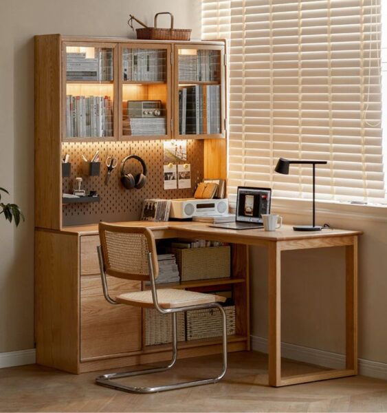 Bàn Học Gỗ MDF Lõi Nhập – An Toàn, Bền Và Dễ Lau Chùi Với Bé Lớp 1 2 Ban-Hoc-Go-MDF-Loi-Nhap