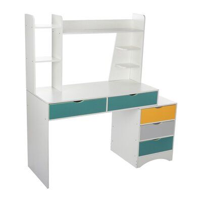 Bàn Học Liền Kệ Sách Cho Bé Trai – Tăng Kỷ Luật, Sắp Xếp Gọn Gàng 3 Ban-Hoc-Lien-Ke-Sach-Cho-Be-Trai