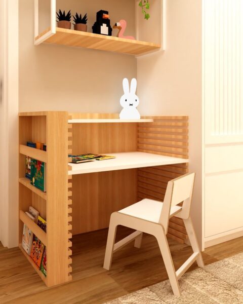Gợi Ý Bàn Học Nhỏ Gọn Cho Bé Lớp 2 Trong Không Gian Chung Cư 2 Ban-Hoc-Nho-Gon-Cho-Be-Lop-2
